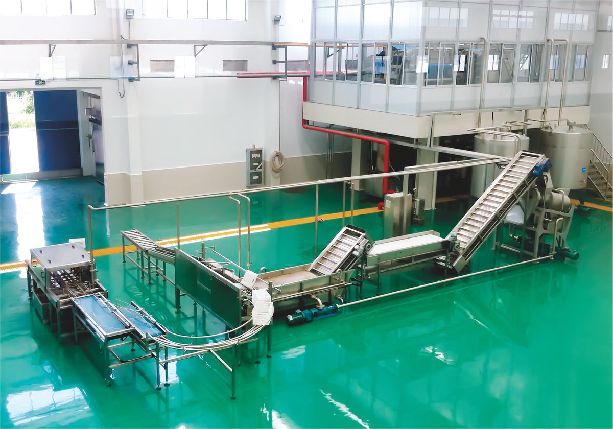浆果类果汁加工生产工艺流程